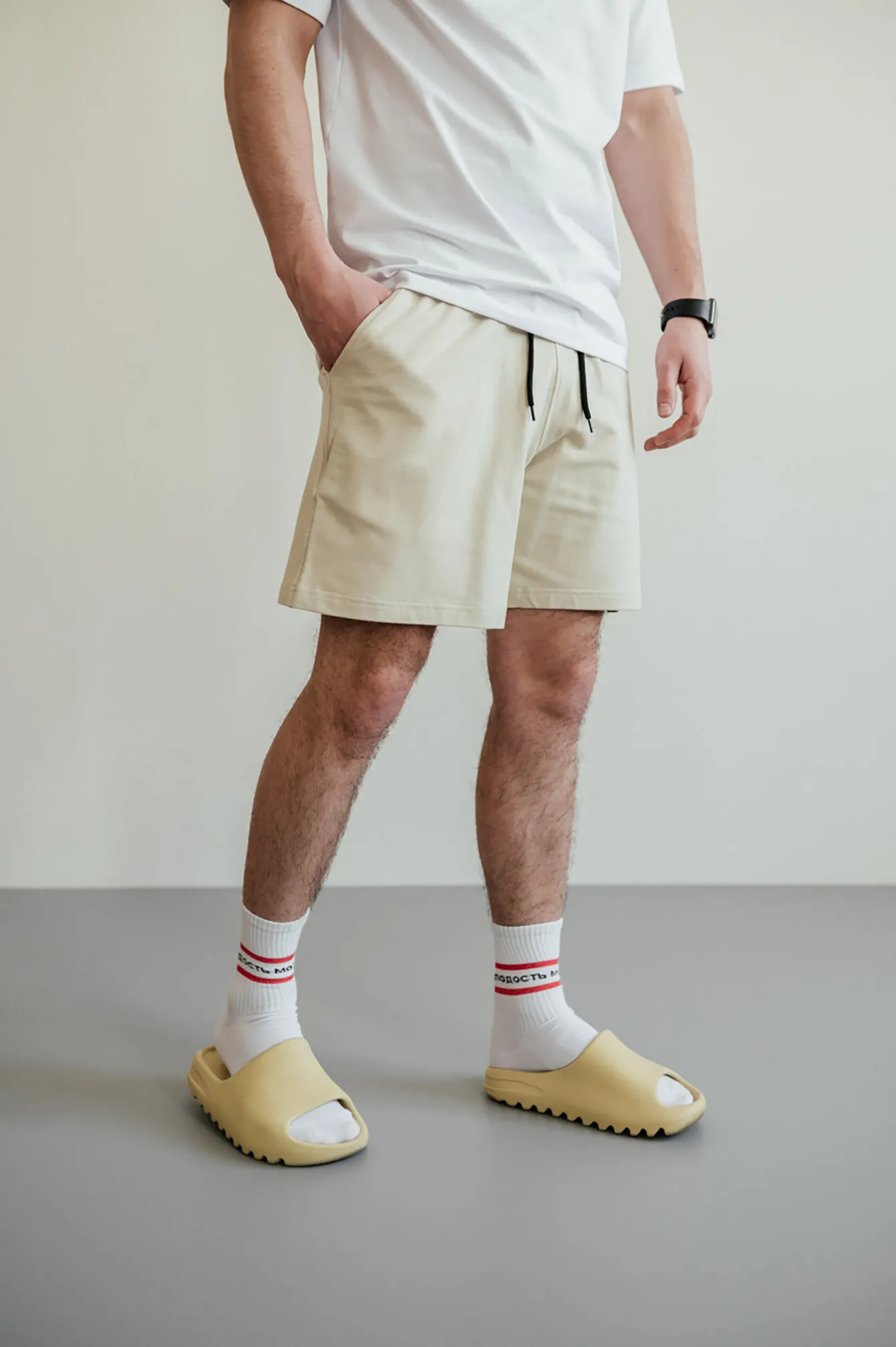 Shorts GARAGE 2 thread hooligan Khaki beige