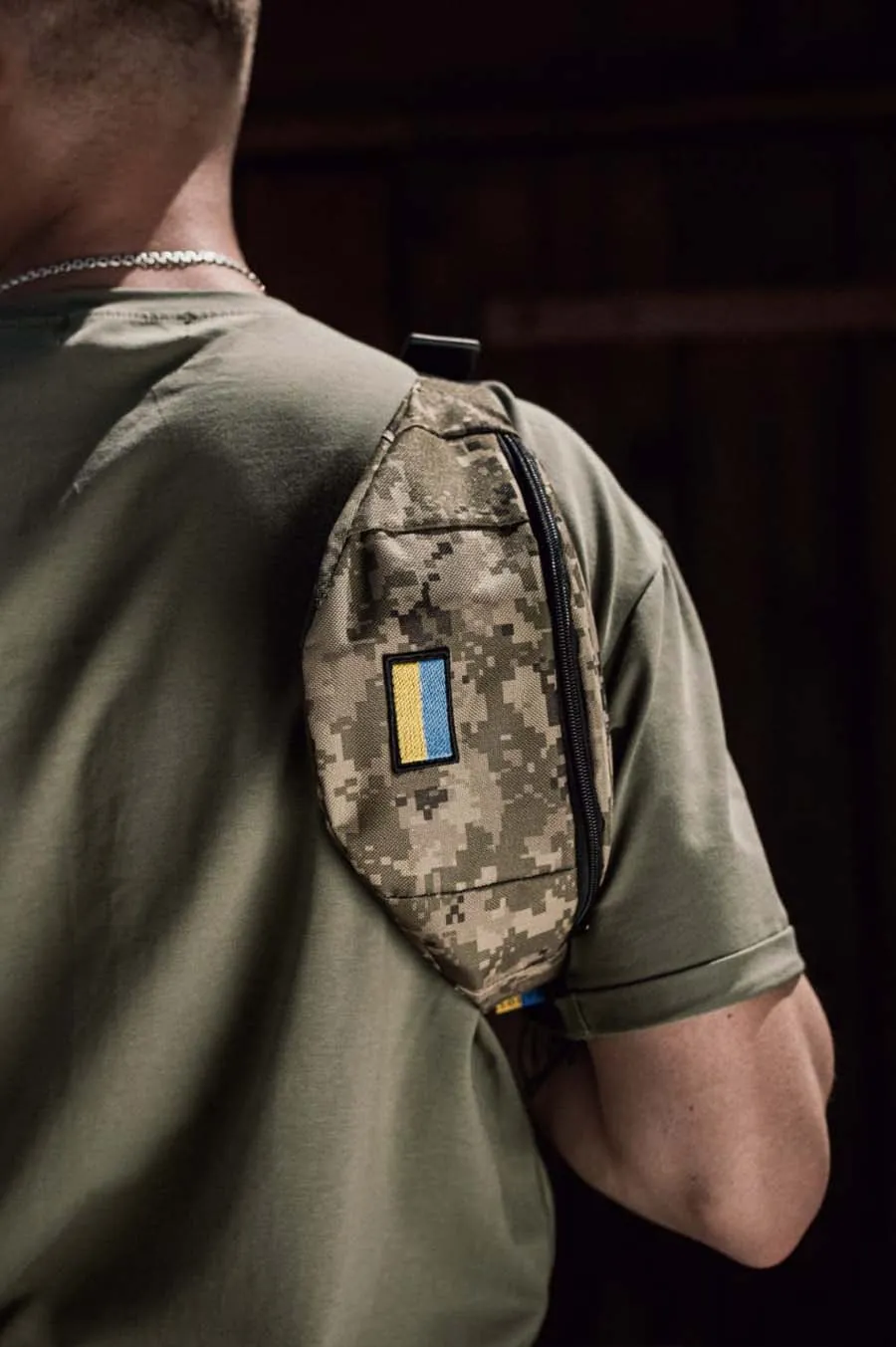 Belt bag SOUTH Ukraine Pixel Black