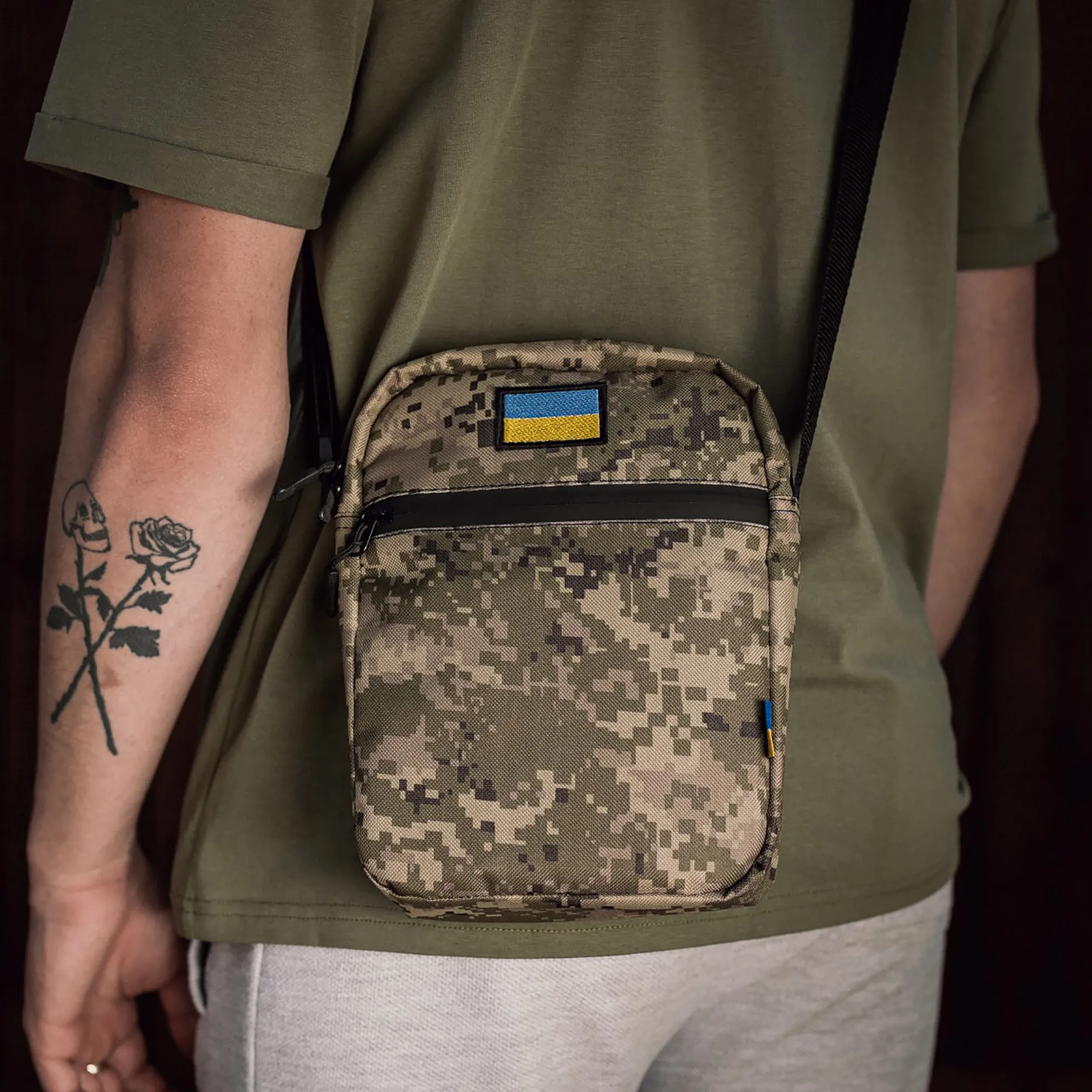 Мессенджер SOUTH Ukraine Pixel Чорний