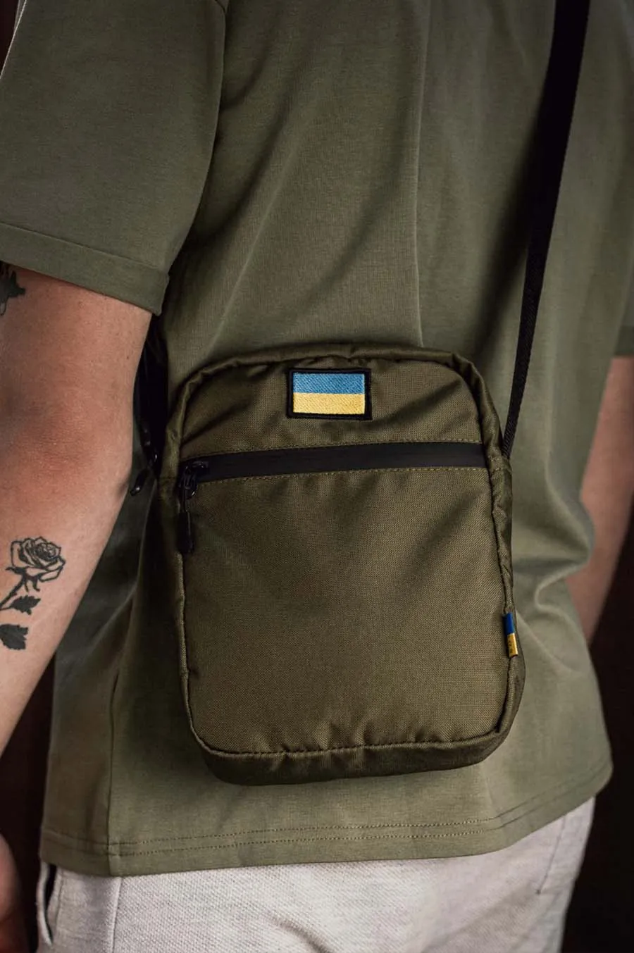 Мессенджер SOUTH Ukraine khaki Зелений