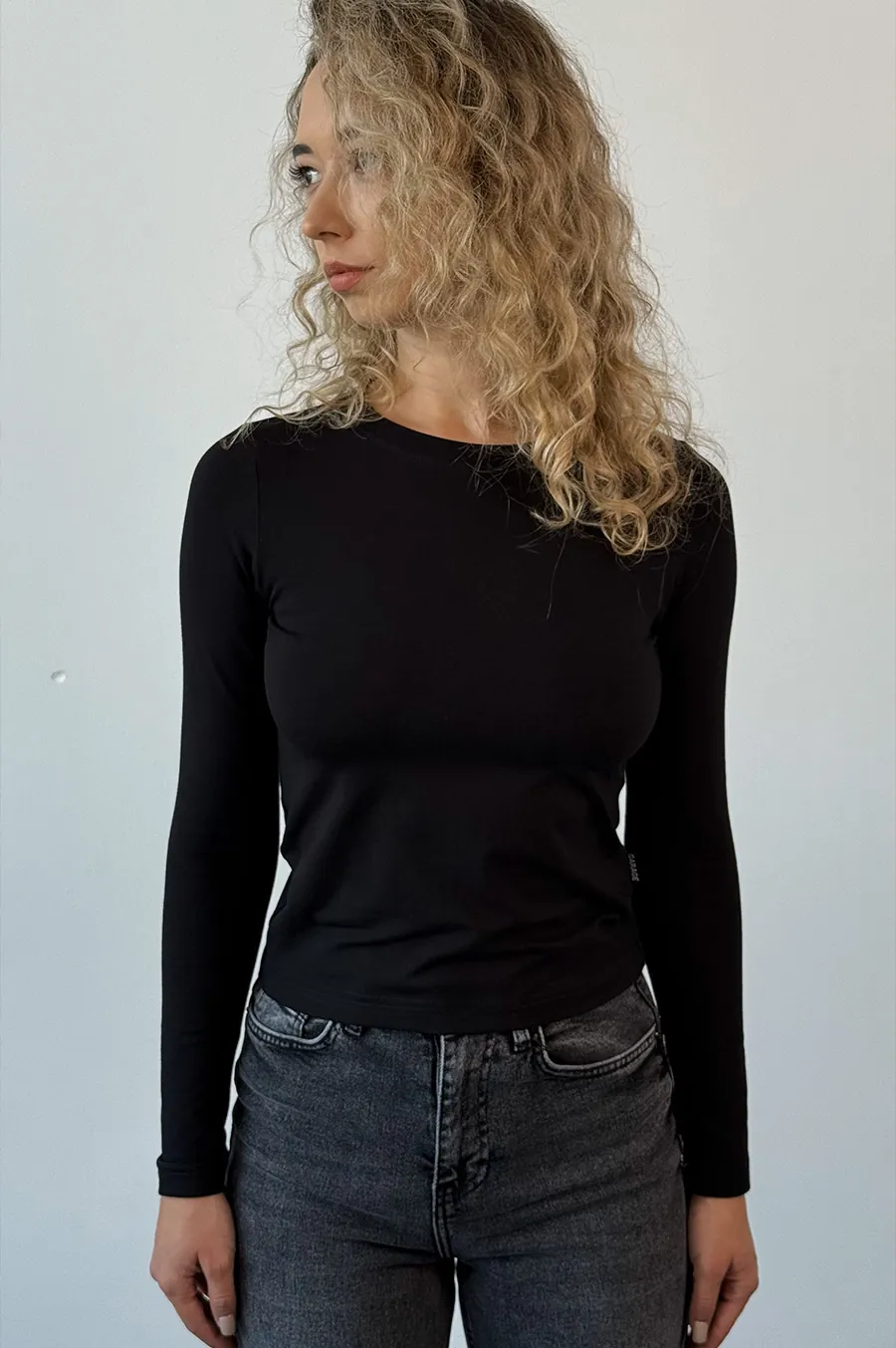 Longsleeve GARAGE Basic Black