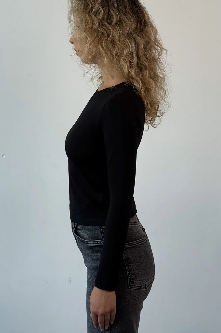 Longsleeve GARAGE Basic Black