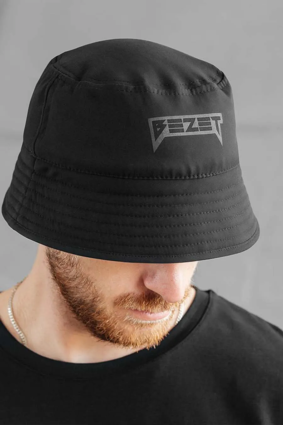 Панама BEZET Колір + Logo Чорний