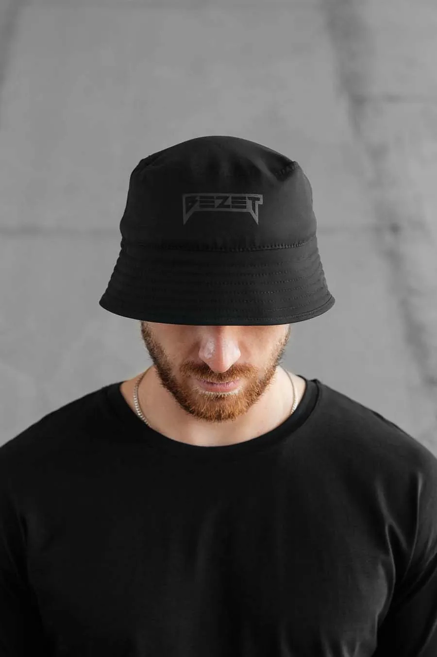 Панама BEZET Колір + Logo Чорний