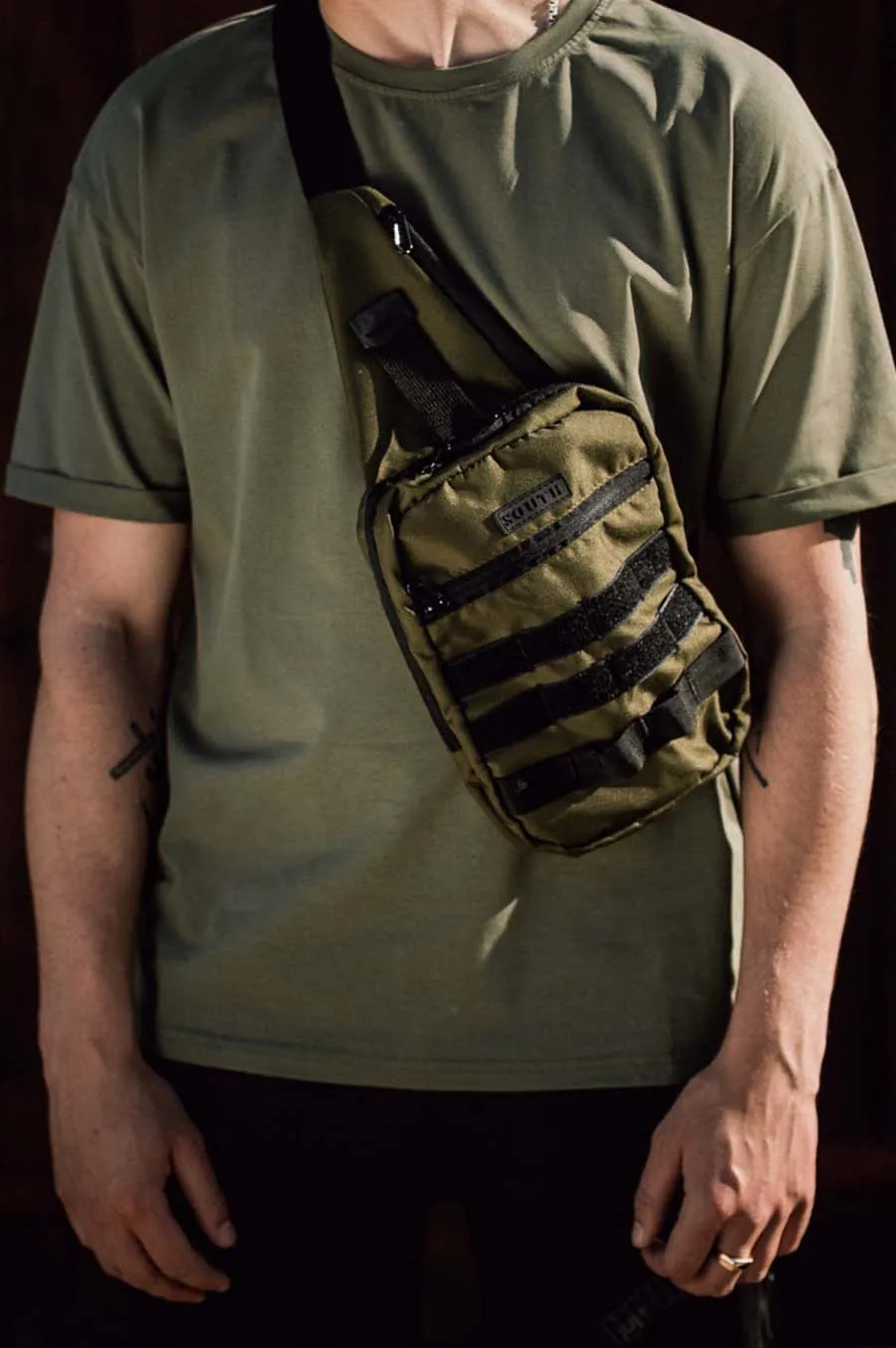 Сумка поясна SOUTH Tactic khaki Хакі