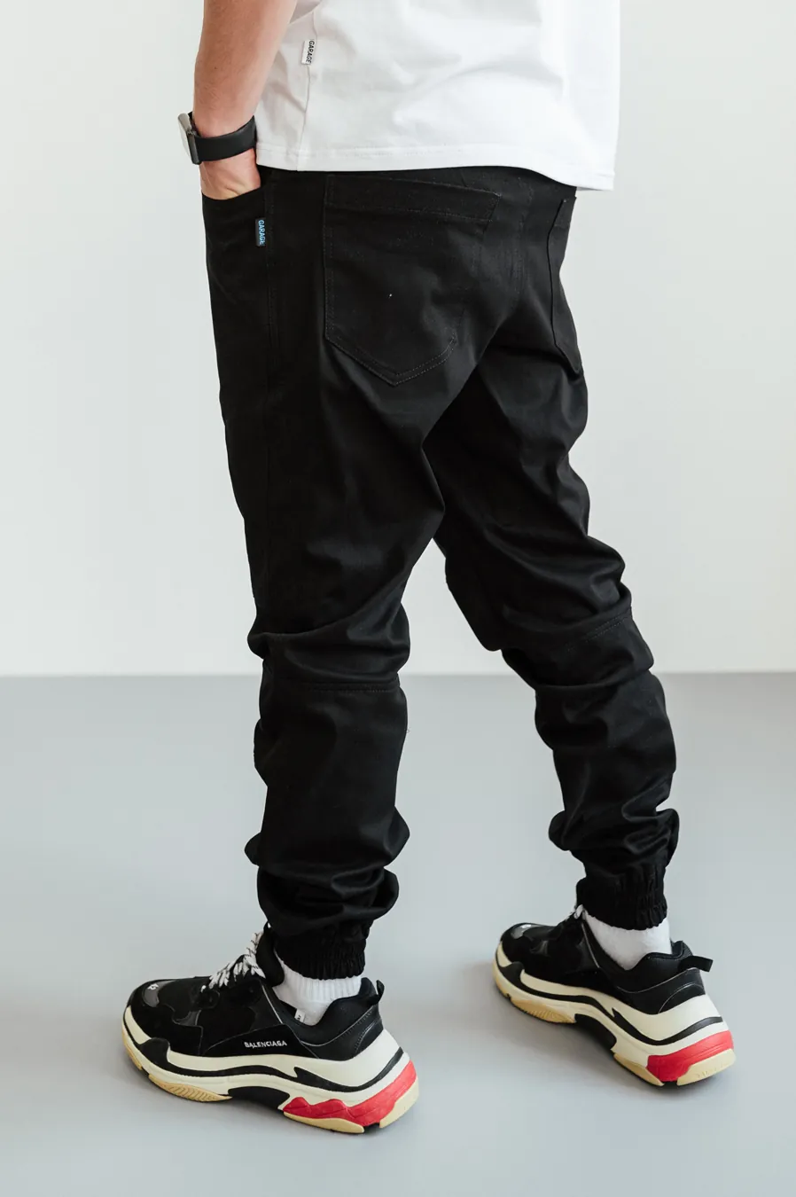 Штани GARAGE Джогери Point тонкі Чорний