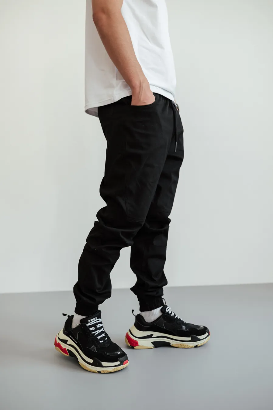 Штани GARAGE Джогери Point тонкі Чорний