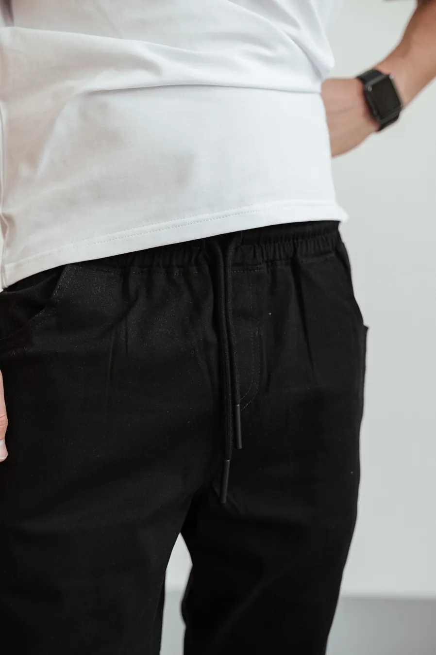 Штани GARAGE Джогери Point тонкі Чорний