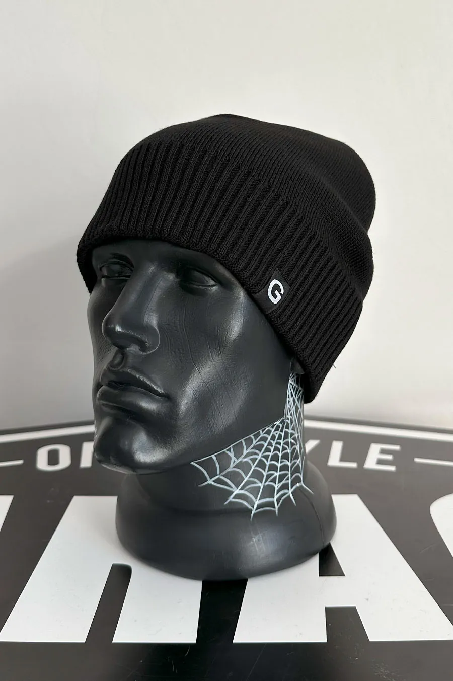 Hat GARAGE Nord straight on fleece without a lapel Black