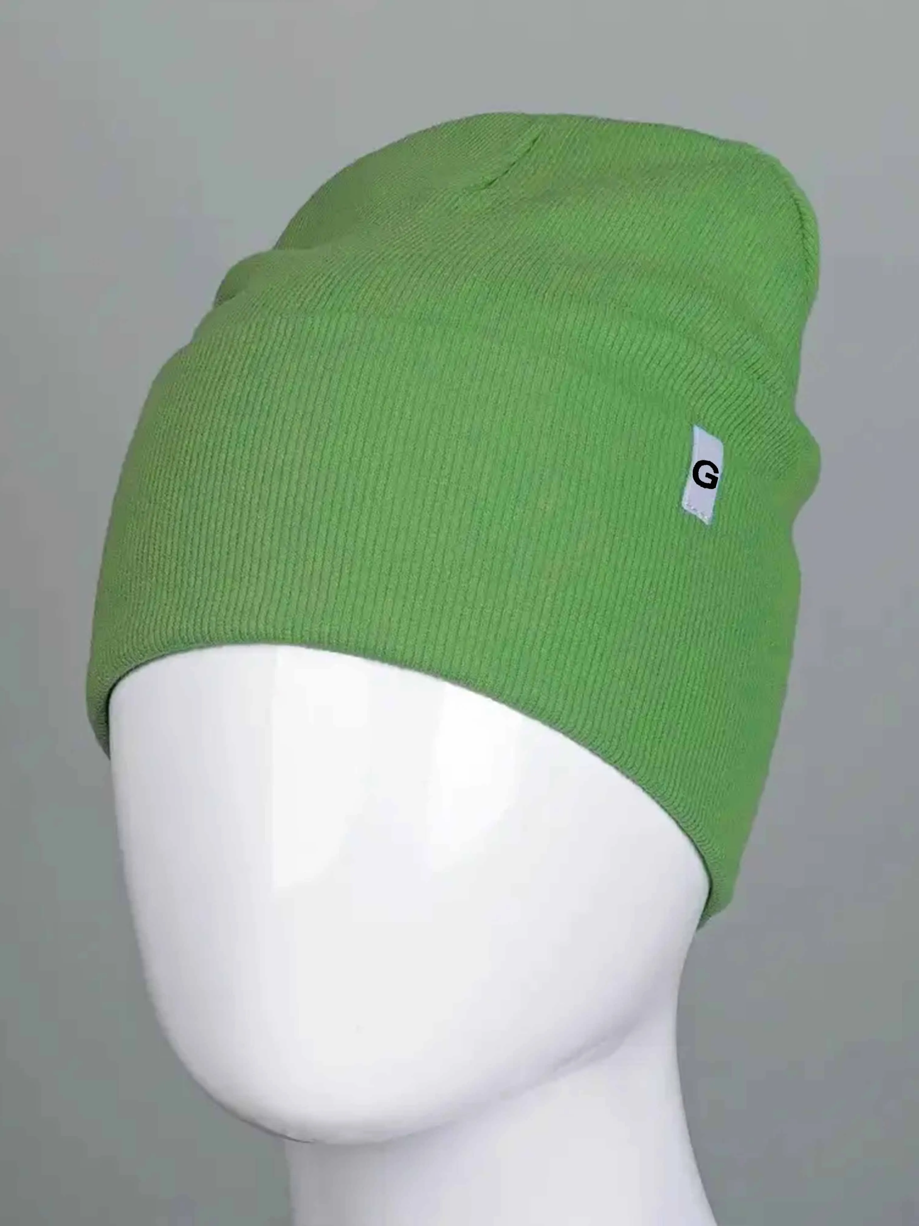 NORD rib cap with a lapel Green