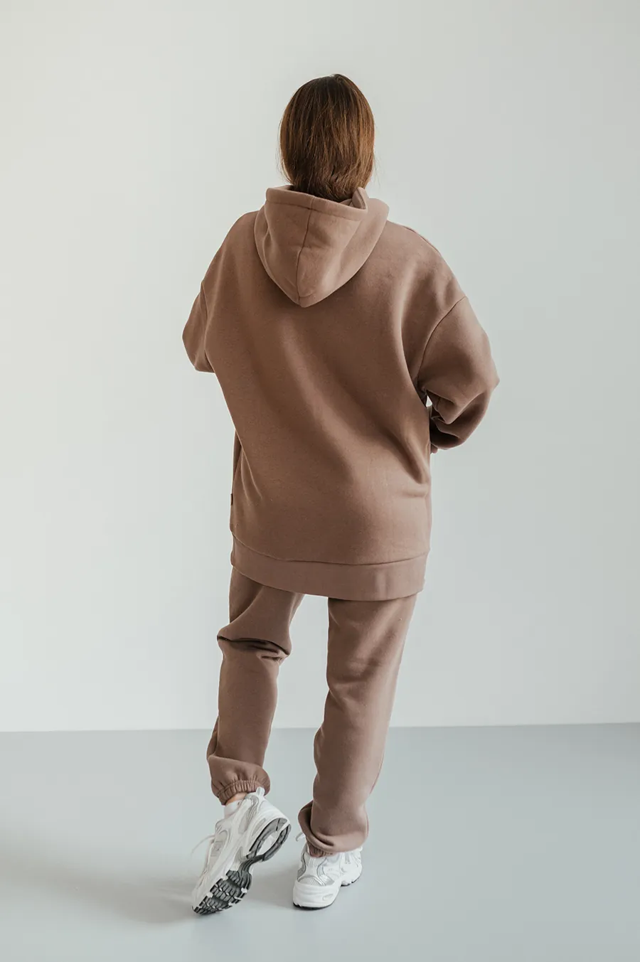 Худі GARAGE Oversize 2k20 Winter укорочений рукав Коричневий
