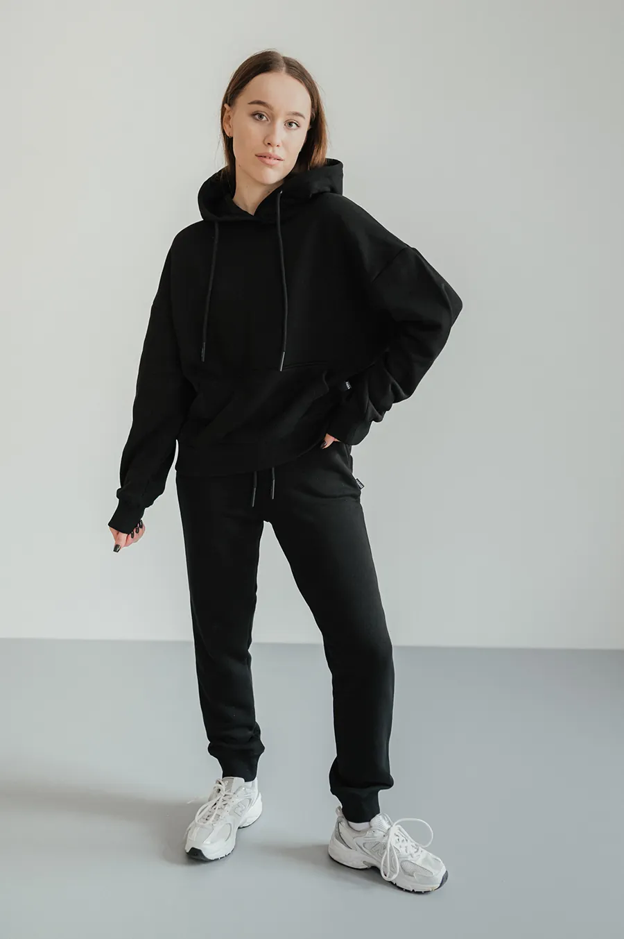 Худі GARAGE Basic OVERSIZE літо Чорний