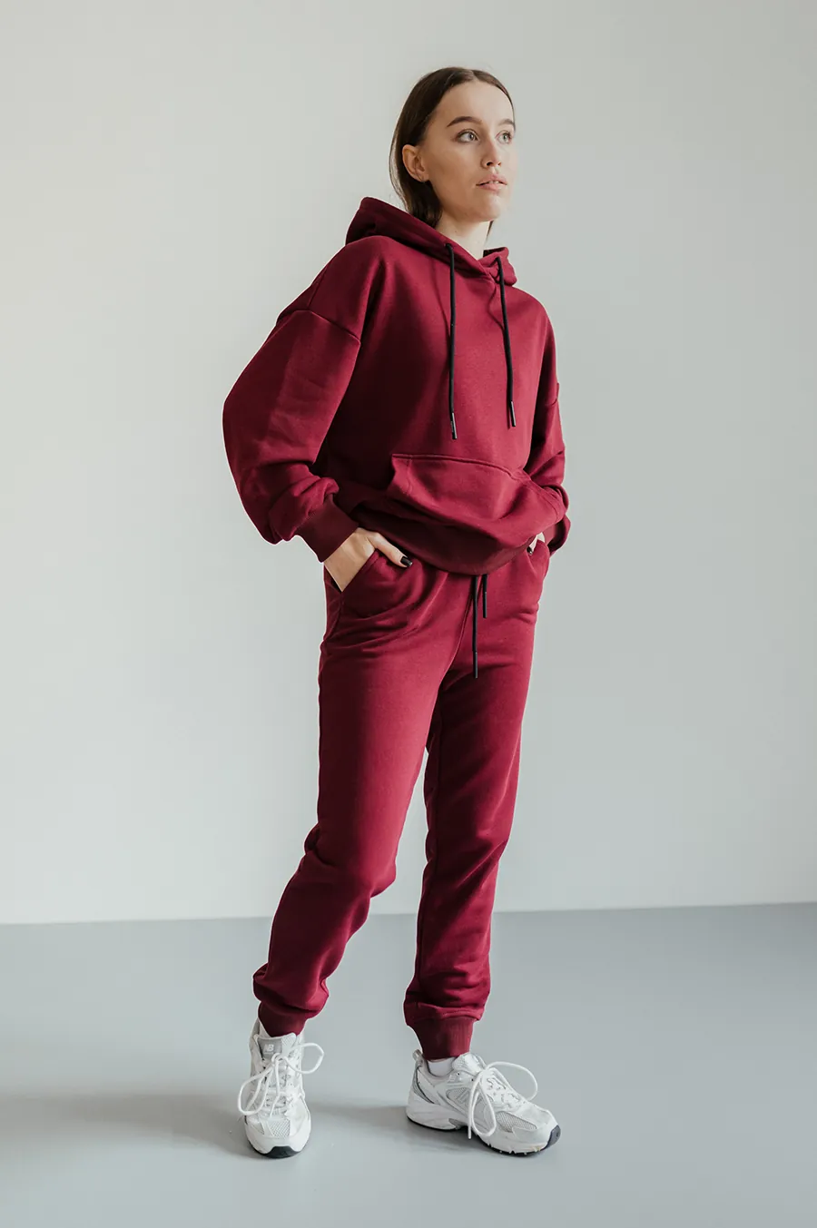 Худі GARAGE Basic OVERSIZE літо Вишня