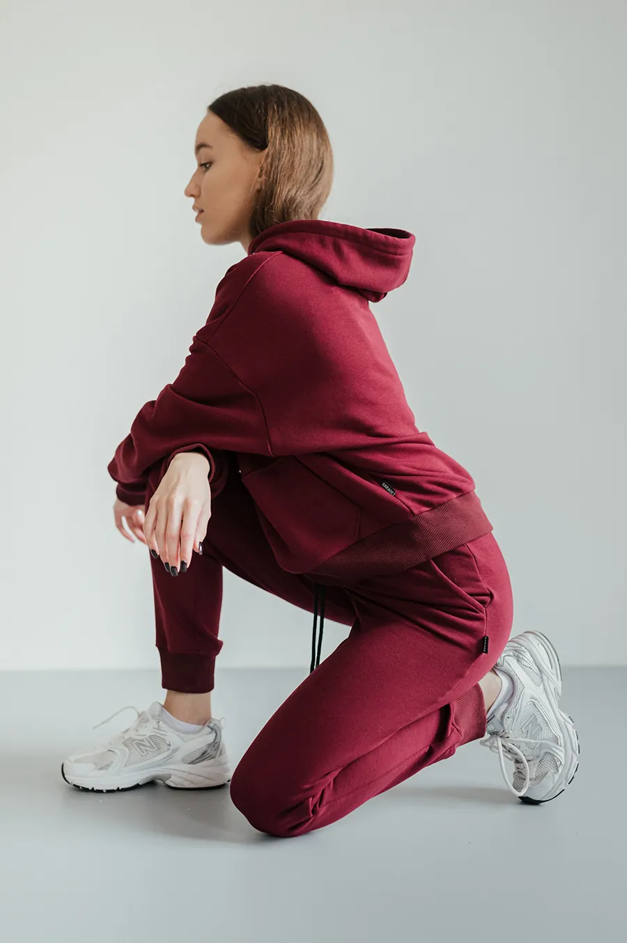 Худі GARAGE Basic OVERSIZE літо Вишня