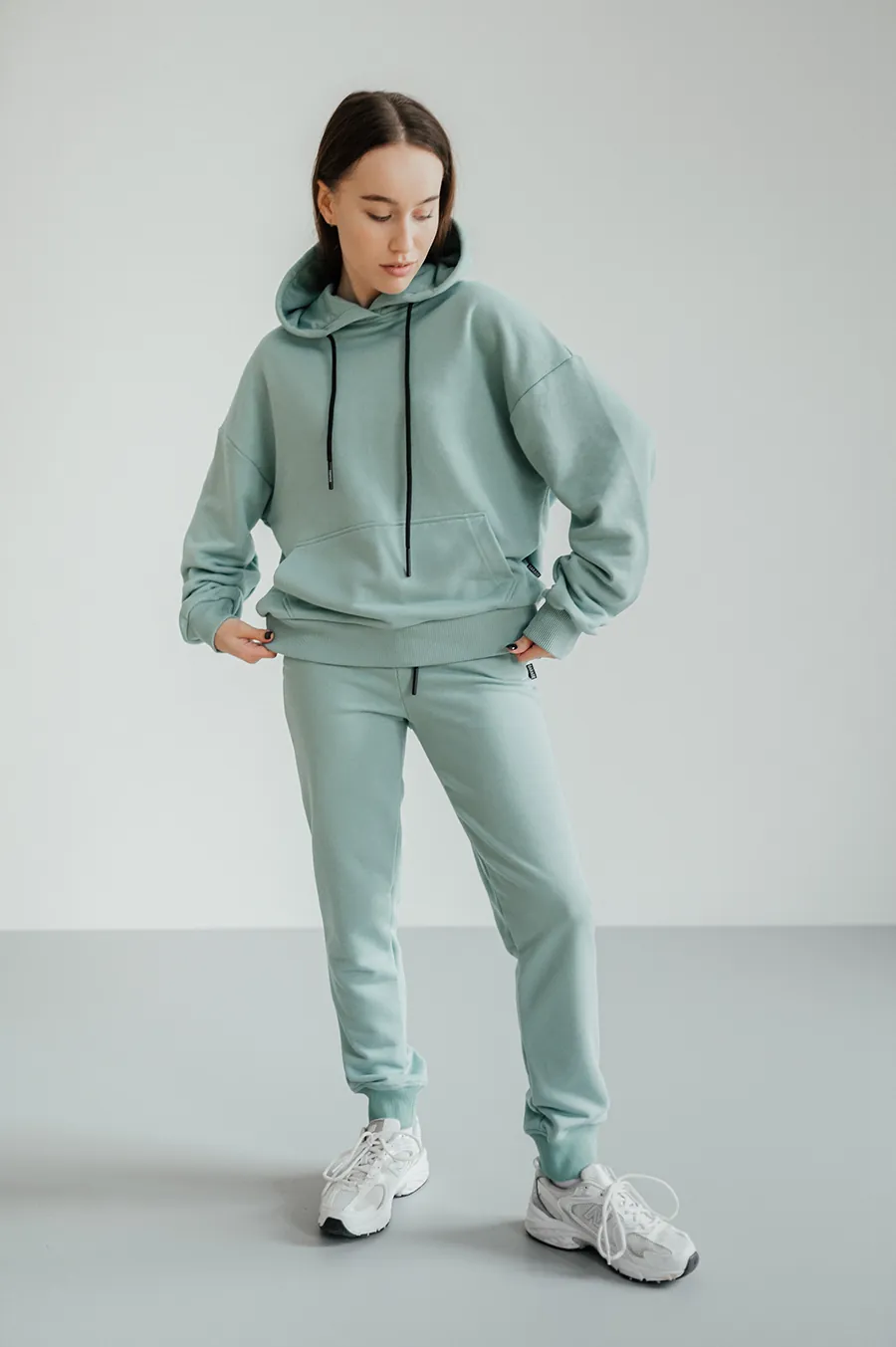 Худі GARAGE Basic OVERSIZE літо Світлий смарагд