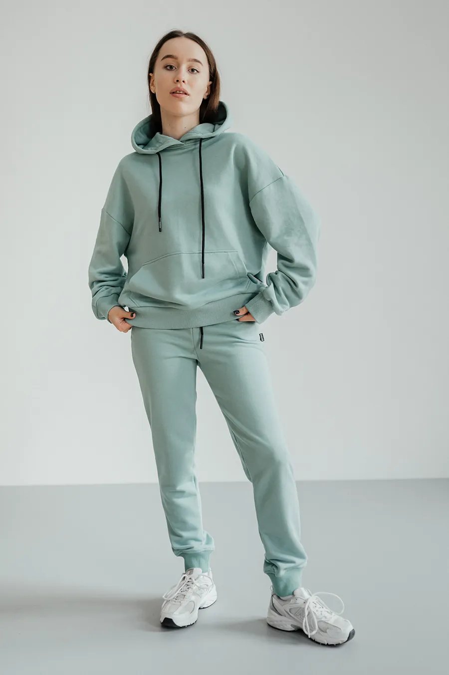 Худі GARAGE Basic OVERSIZE літо Світлий смарагд