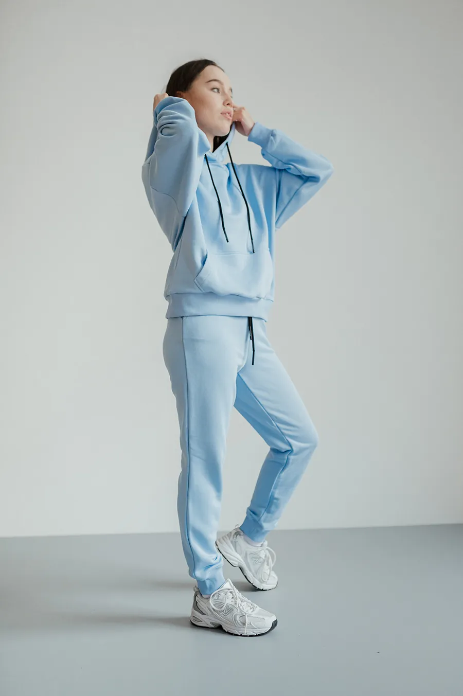 Худі GARAGE Basic OVERSIZE літо Блакитний