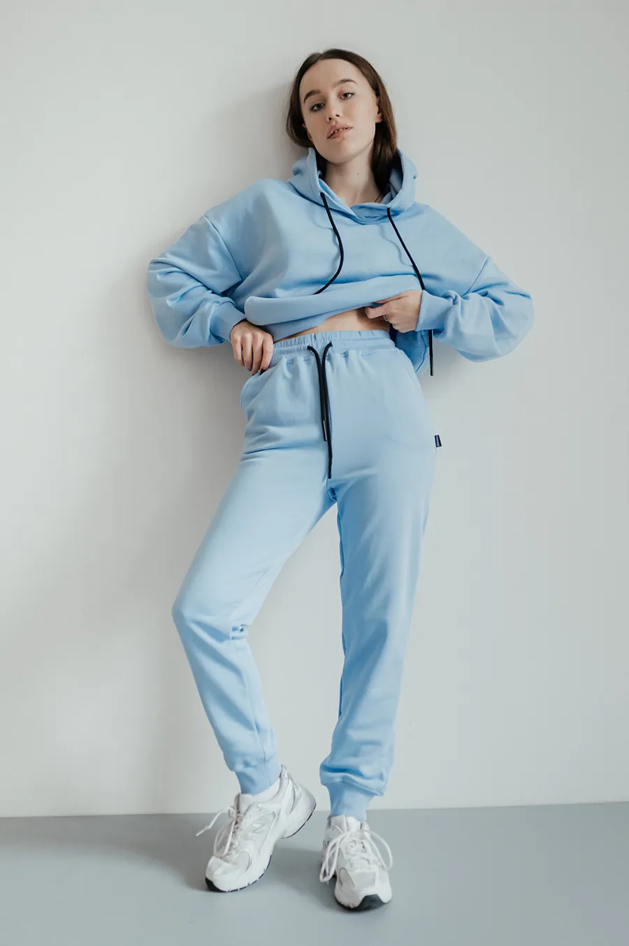 Худі GARAGE Basic OVERSIZE літо Блакитний