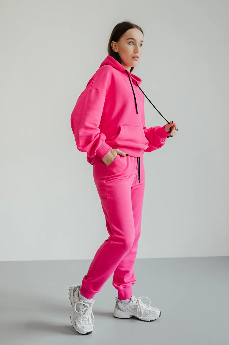 Худі GARAGE Basic OVERSIZE літо Малиновий