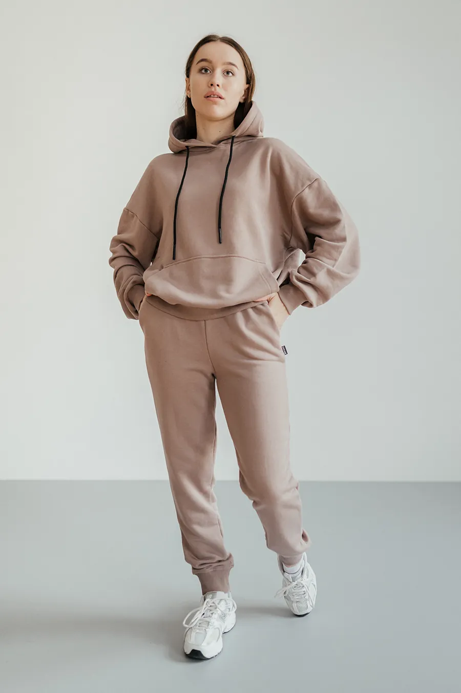 Худі GARAGE Basic OVERSIZE літо Капучіно