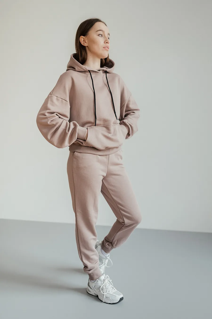 Худі GARAGE Basic OVERSIZE літо Капучіно