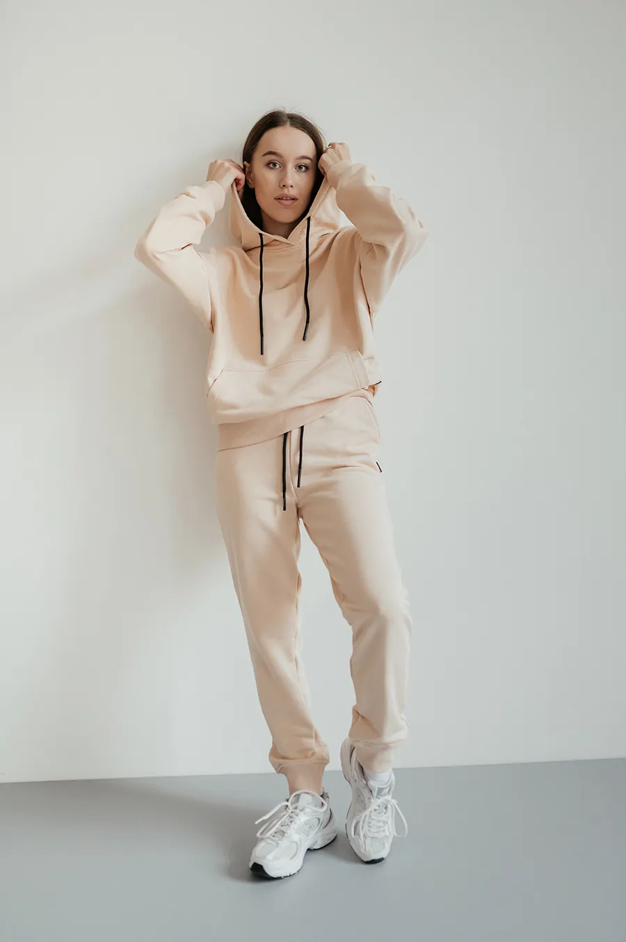 Худі GARAGE Basic OVERSIZE літо Бежевий