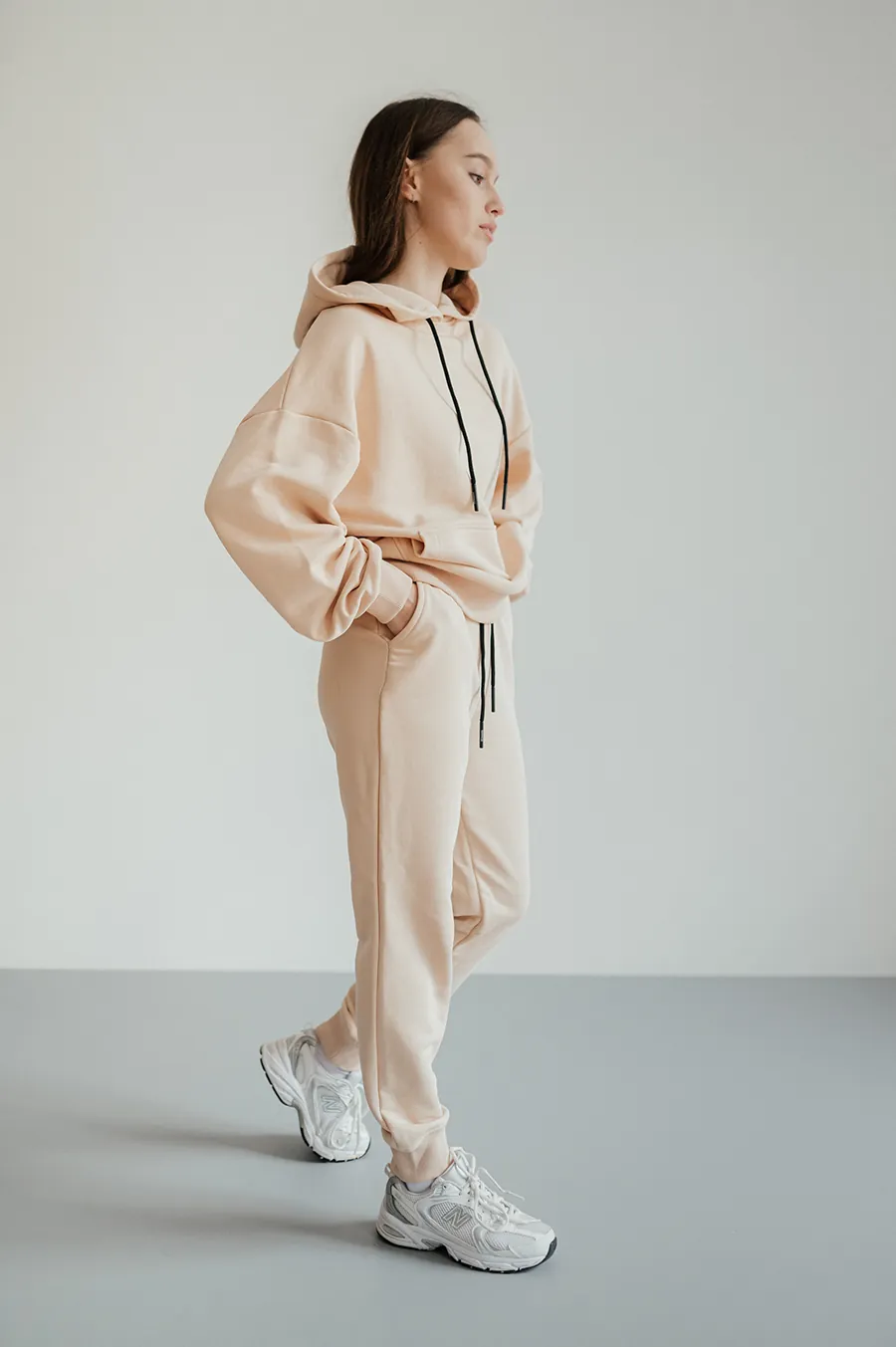 Худі GARAGE Basic OVERSIZE літо Бежевий