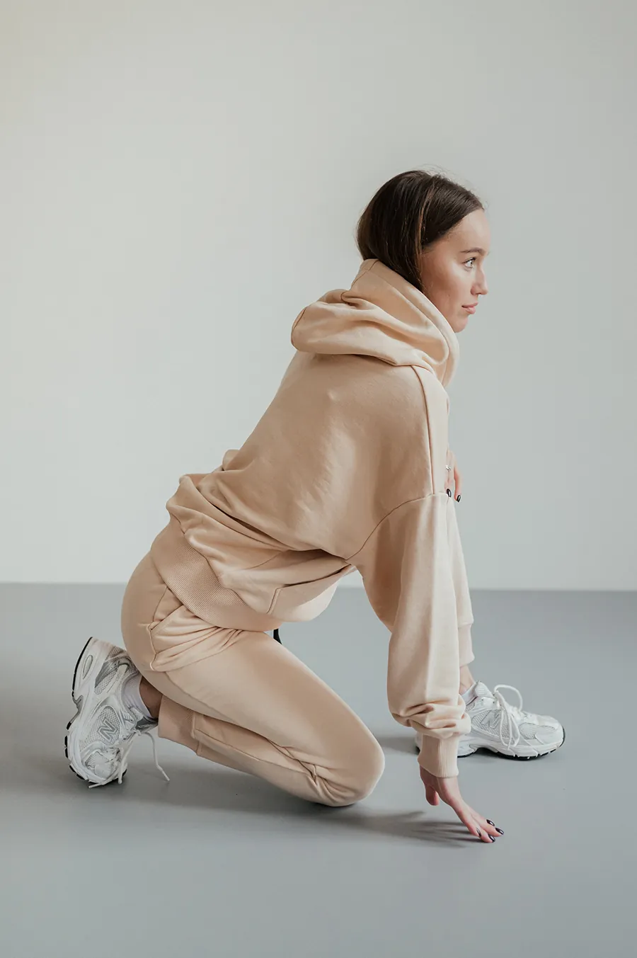 Худі GARAGE Basic OVERSIZE літо Бежевий