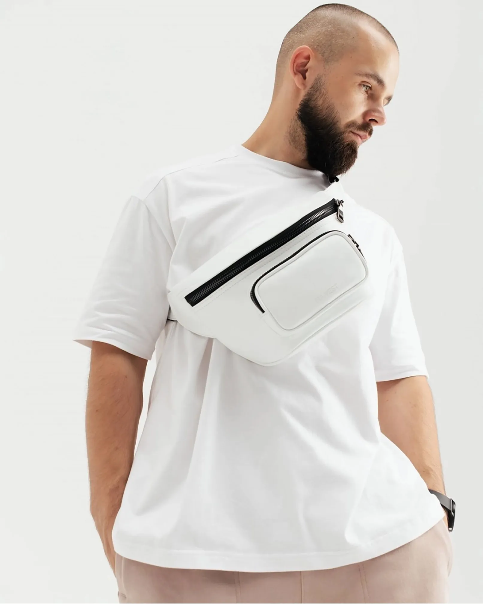 Bag HARVEST bono 02 eco-leather White