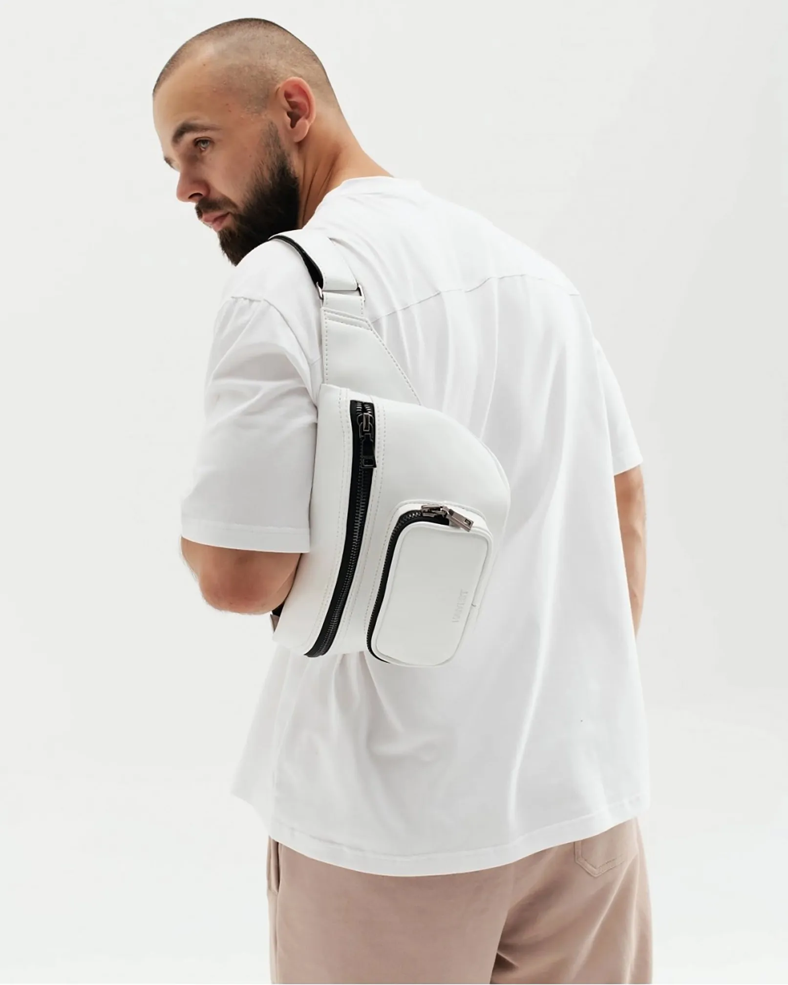 Bag HARVEST bono 02 eco-leather White