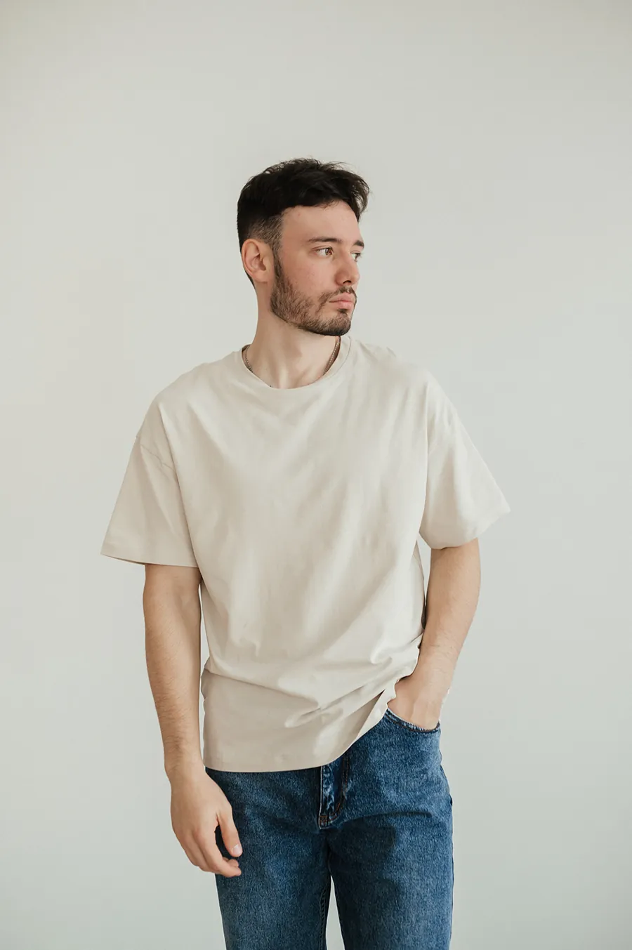 Футболка GARAGE OVERSIZE Machinist Basic Шампань