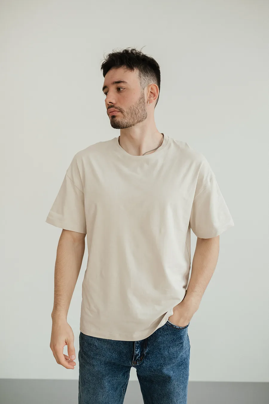 Футболка GARAGE OVERSIZE Machinist Basic Шампань