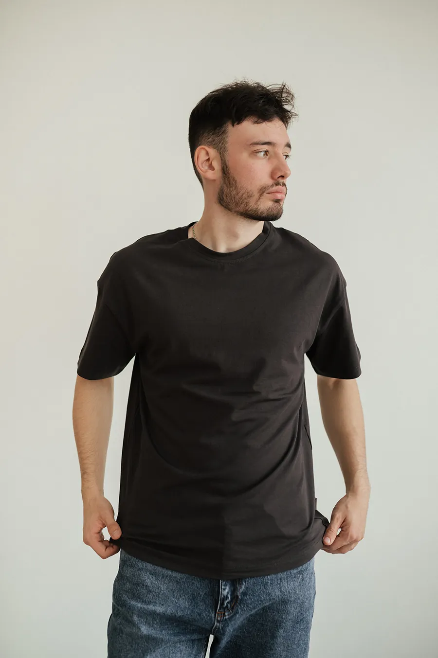 Футболка GARAGE OVERSIZE Machinist Basic Сірий Грі