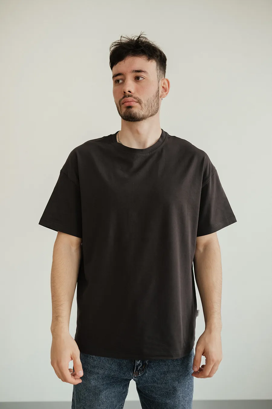 Футболка GARAGE OVERSIZE Machinist Basic Сірий Грі