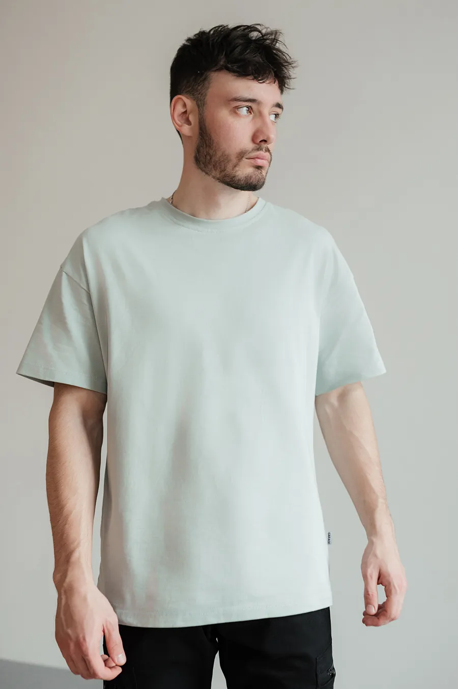 Футболка GARAGE OVERSIZE Machinist Basic Світла Олива