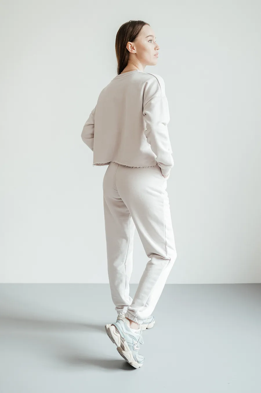 Suit GARAGE Basic Luxery print Since 2k14 Pale gray