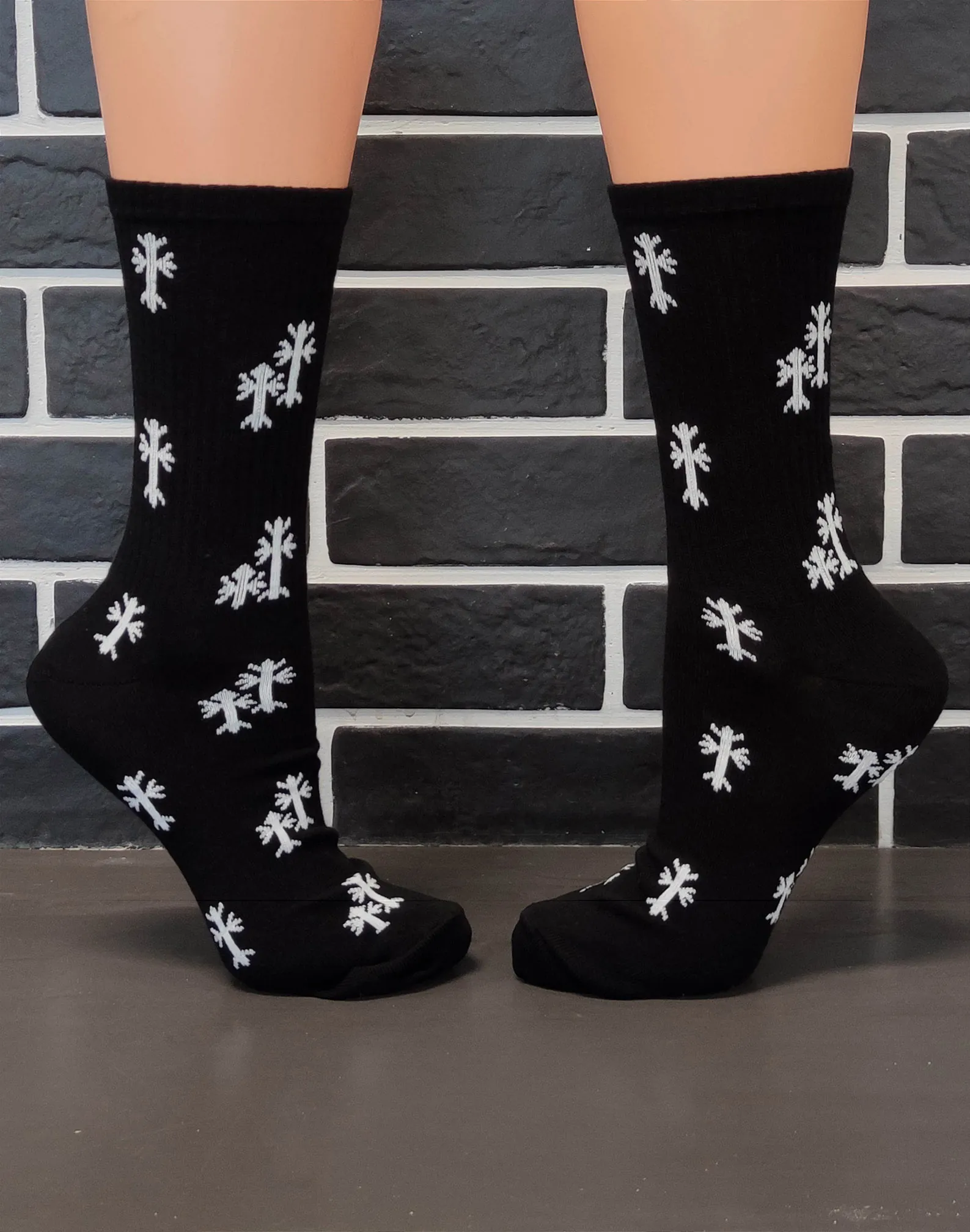 RainBow Dagger Socks Black