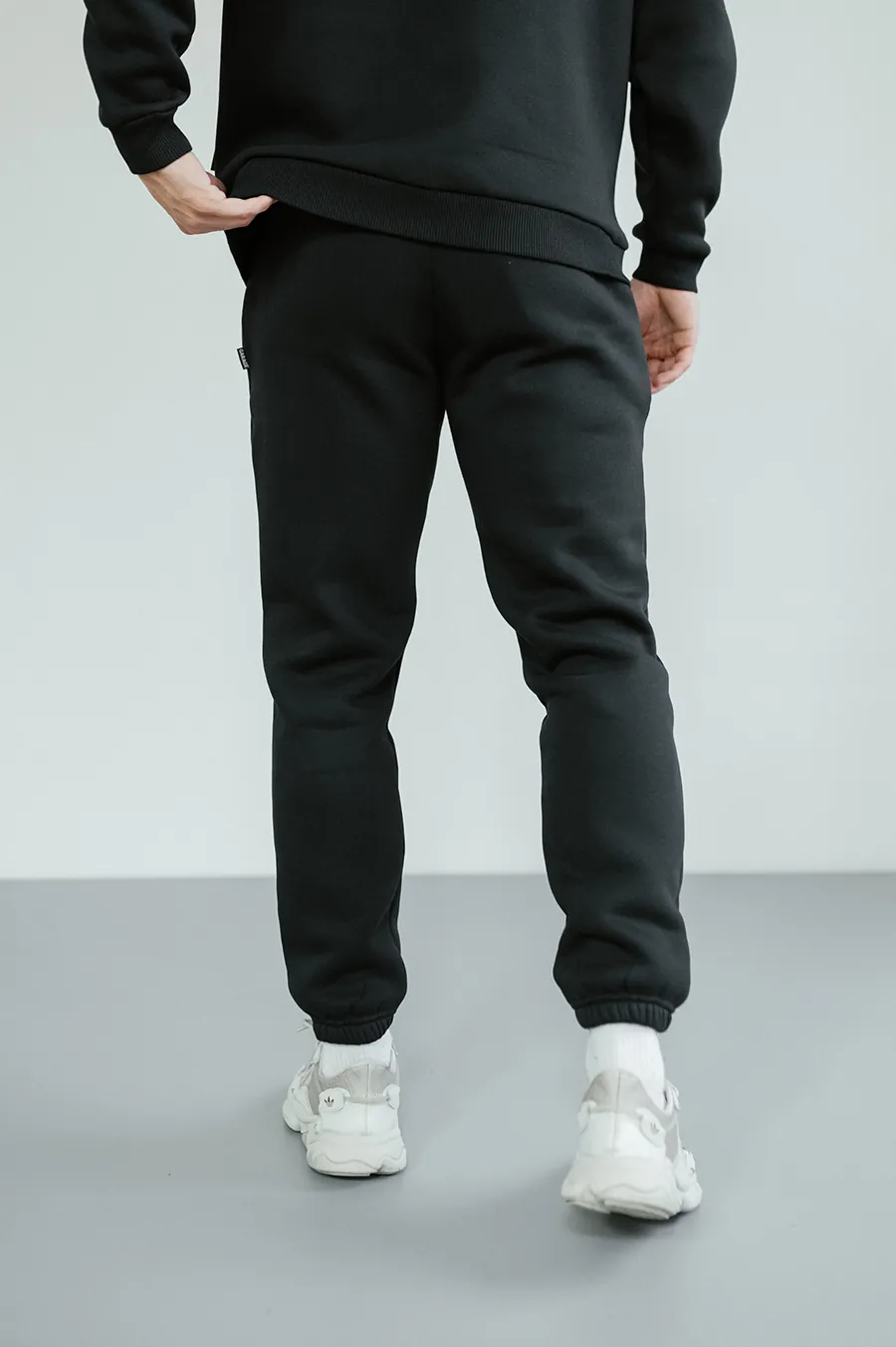 Sports pants GARAGE Oversize Essentials Style Basic with nachos Black