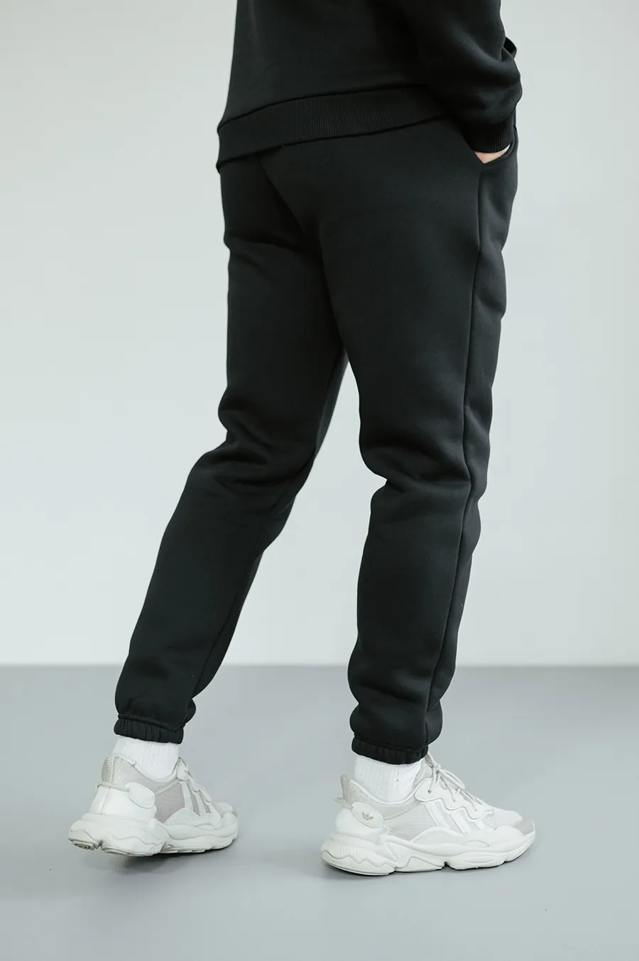 Sports pants GARAGE Oversize Essentials Style Basic with nachos Black