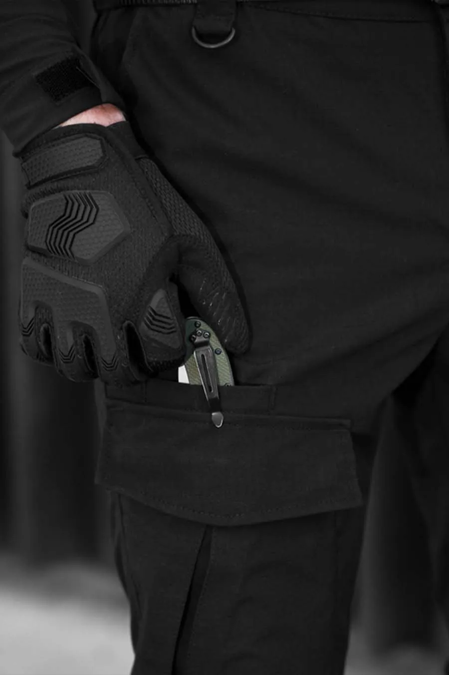 Pants BEZET Cargo pants Spy Black