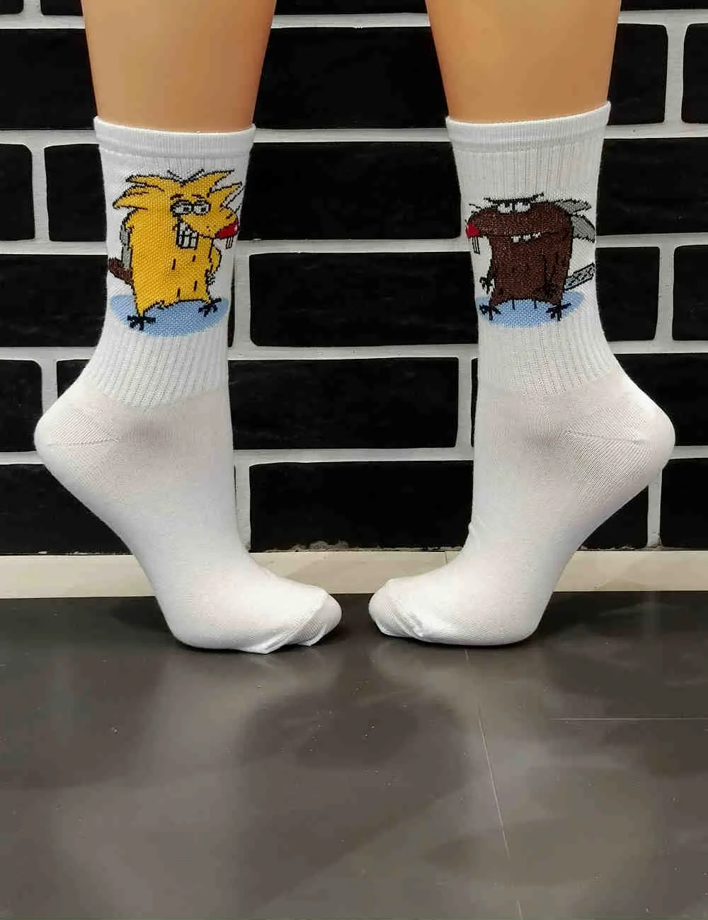 Socks RainBow Norb White