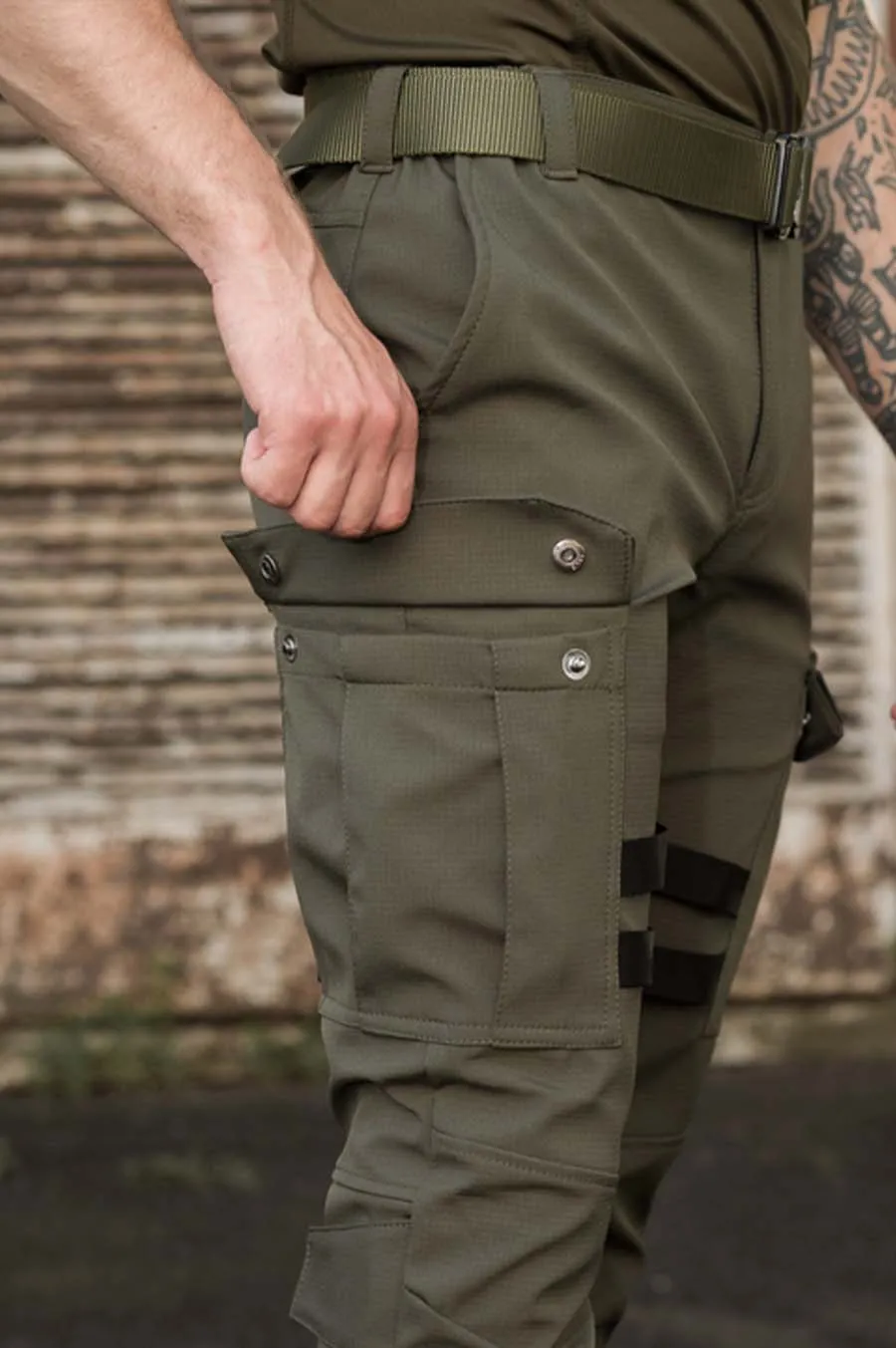 Pants BEZET Cargo pants Aggressive Khaki