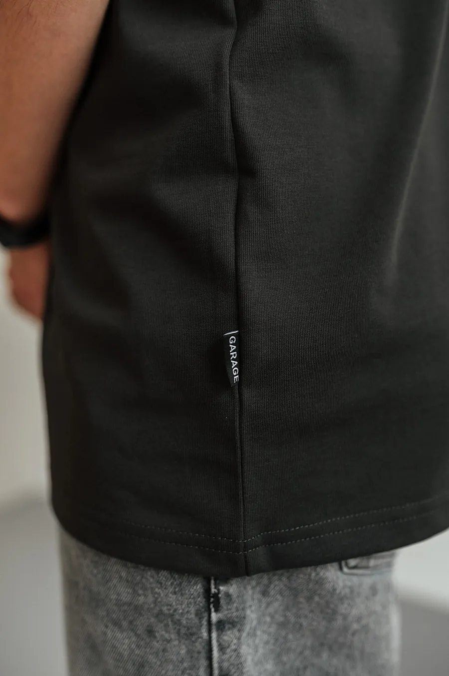 Футболка GARAGE all eyez on me принт спина, око перед Графіт