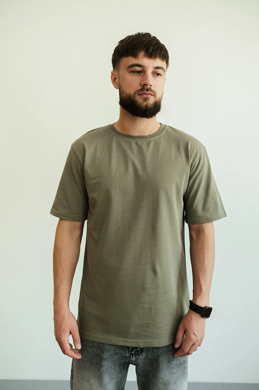 Футболка GARAGE Franklin shoes принт спина Св.Хакі