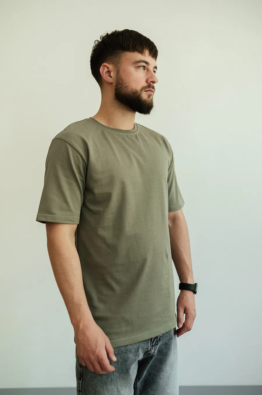 Футболка GARAGE Franklin shoes принт спина Св.Хакі