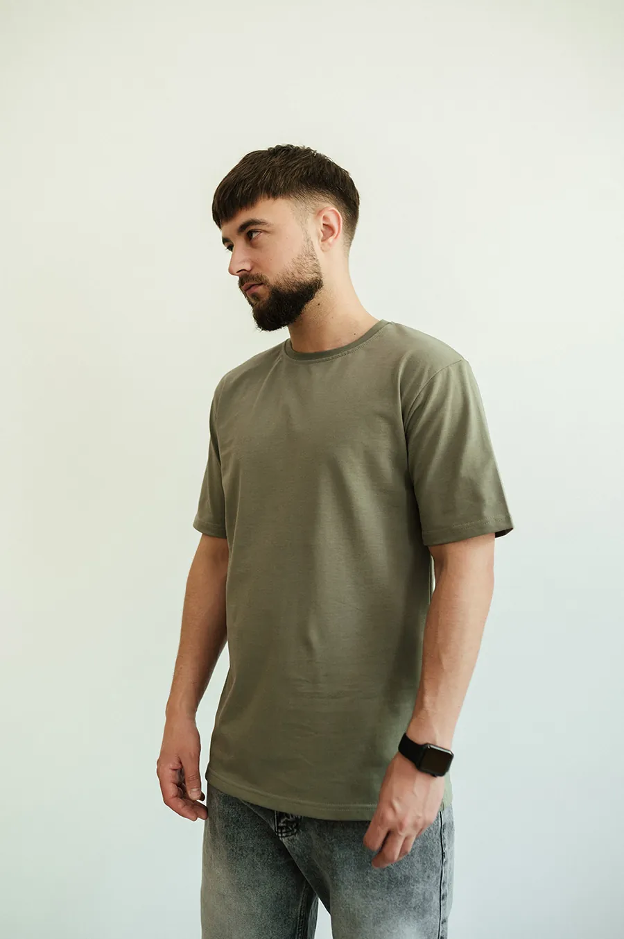 Футболка GARAGE Franklin shoes принт спина Св.Хакі