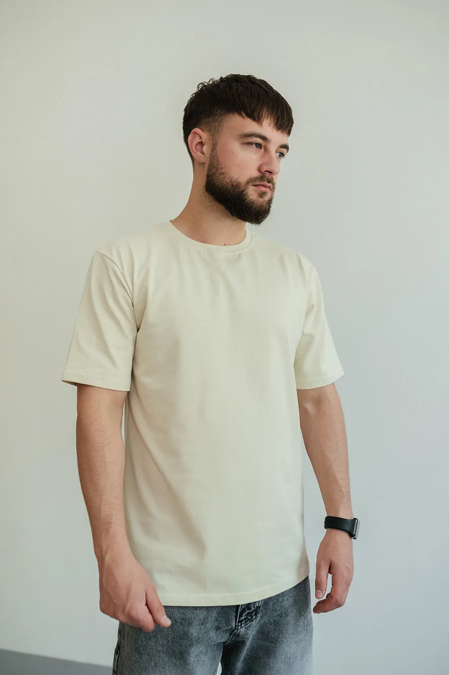 Футболка GARAGE Franklin shoes принт спина Бежевий