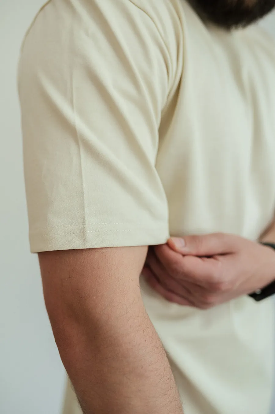 Футболка GARAGE Franklin shoes принт спина Бежевий