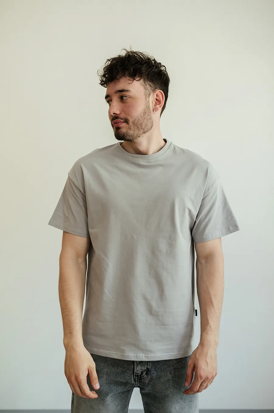 Футболка GARAGE OVERSIZE Machinist Basic Св.Сірий