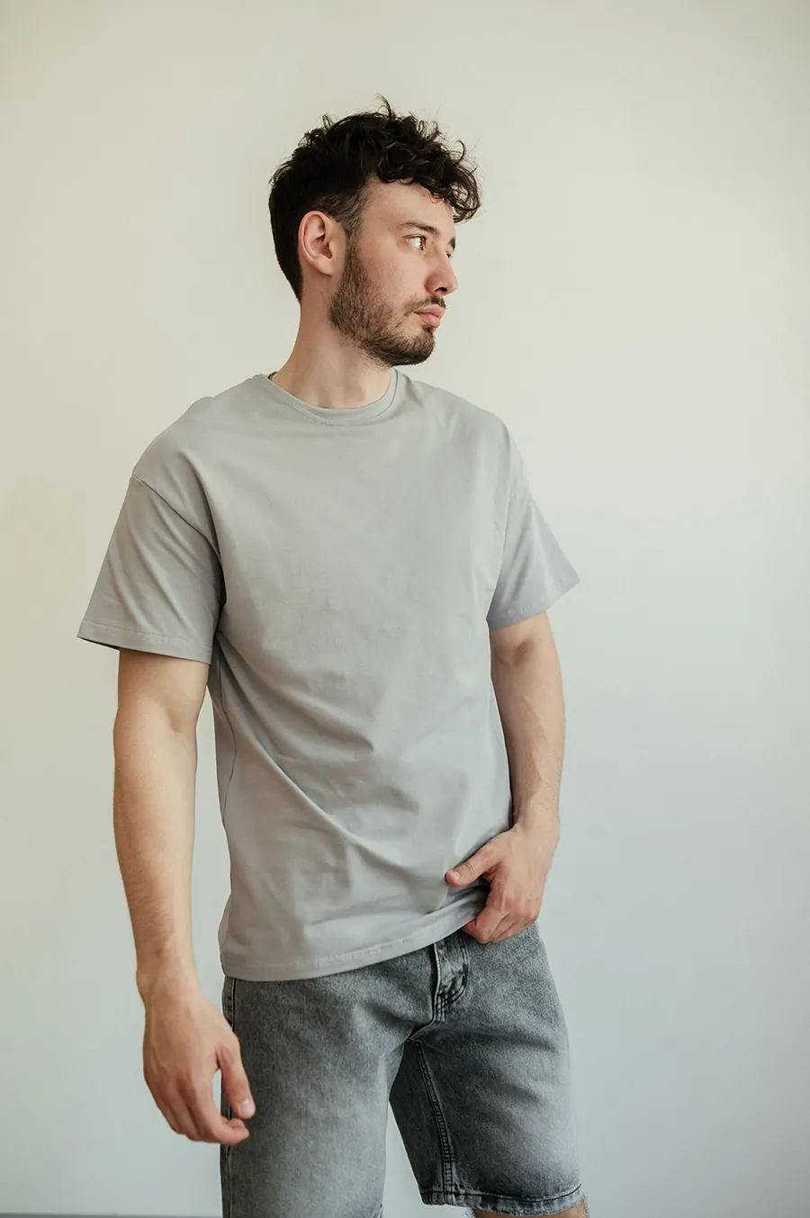 Футболка GARAGE OVERSIZE Machinist Basic Св.Сірий